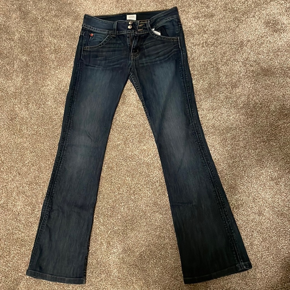 Hudson bootcut dark blue jeans